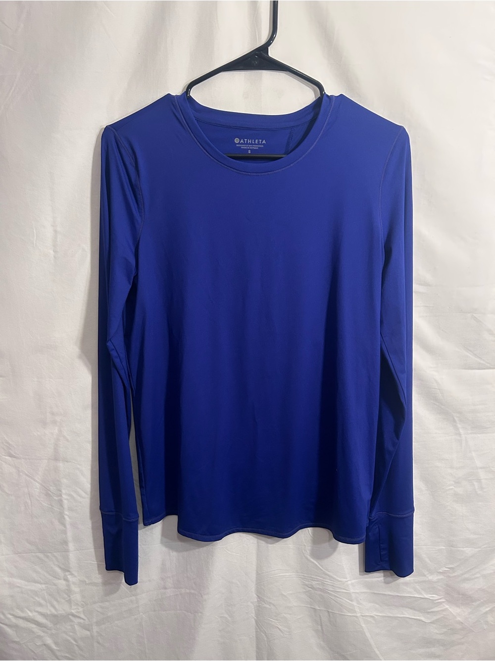 Athleta Long Sleeve Tee in Royal Blue